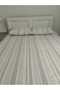 Striped Pattern Bohemian Single Elastic Sheet Set - 3