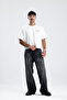 ATE Premium Black Washed Baggy Jeans - 6