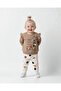 Baby Girl Pompom Giraffe Printed 3-18 Months Seasonal 2-Piece Bottom Top Set