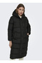 Black Women's Coat ONLCAMMIE LONG QUILTED COAT CC OTW