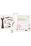 Elephant-owls-birds-brown Tree And Colorful Leaves Xxl Kids Room Wall Sticker - 5