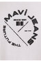 Jeans Back Printed White T-Shirt Oversize / Wide Cut 0611719 -620 - 7