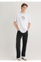 Jeans Back Printed White T-Shirt Oversize / Wide Cut 0611719 -620 - 3