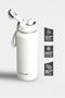 1 Hand Leak-Proof Steel Thermos 1000 ml Star White St-213 - 2