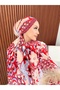 شال منقوش 32-501 STD بيج - 4