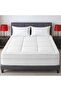 Premium Fitted-Style Mattress Topper 9cm/800GSM with deep pocket and all around elastic – White - 4