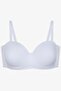 Women's Unpadded Cotton Ribbed Strapless Bra