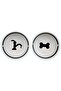 Dog Ceramic Food and Water Bowl Set 2×0.25Lt - 2