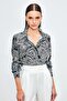 Patterned Plain Shirt - Black