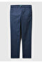 Men's aviator blue slim fit chino pants - 2