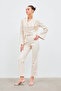 Pants with Chain Accessories - Beige - 3