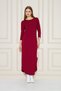 Women's Long Sleeve Etegi Oval Slit Midi Dress - 5