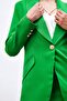 Button Detailed Long Jacket - Green - 7