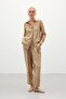 Sunken Patterned Trousers - Camel - 2