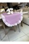 100% Cotton Scallop Frilled Oval Runner (40X110) - 4