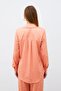 Patterned Satin Shirt - Salmon - 6