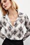 Patterned Plain Shirt - Black - 3
