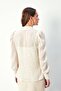 Polka Dot Textured Shirt - Stone - 5
