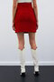 Mini Tweed Skirt - Red - 8