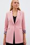 Mono Collar Classic Jacket - Powder - 3