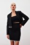 Short Jacket with Accessories - Black - 4