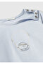 Baby Light Blue Patch Printed Long Sleeve T-Shirt on the Front and Back - 3