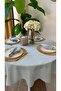 Royal Linen Textured Round Tablecloth - 7