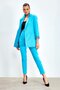 High Waist Pencil Pants - Baby Blue - 2