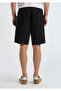 Men's Black 100% Cotton Parachute Fabric Bermuda Shorts - 3