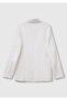 Women's White 100% Linen Jacket - 4