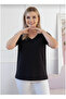 V-Neck Trend Large Size Cotton Fabric Premium T-Shirt - 5