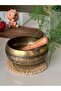 Tibet Brass Sound Bowl -12,5 Cm/ Meditation and Yoga Chime, Singing Bowl, Set with Mallet - 6