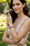 Women's Copper Bracelet Ring Set - Sunny Model Special Edition Metal Box Zeolite Sand - 3