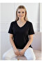 V-Neck Trend Large Size Cotton Fabric Premium T-Shirt - 7