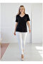 V-Neck Trend Large Size Cotton Fabric Premium T-Shirt - 8