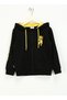 Embroidered Boys' Black Sweatshirt Hrbtxt319 Hoodie Kids' Sweat - 2