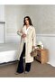 Wool Mixed Relaxed Fit Long Coat # 9013 - 5