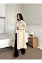 Wool Mixed Relaxed Fit Long Coat # 9013 - 6