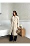Wool Mixed Relaxed Fit Long Coat # 9013 - 2