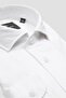 Antonio Armür Cotton Comfort Fit White Mostra Collar Men's Plain Shirt