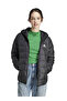Hz5724-W Ess L D Ho J Black Black Women's Hooded Collar Regular Fit Coat