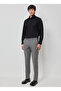 Altınyıldız Classics Normal Waist Narrow Leg Slim Fit Gray Men's Trousers 4A0100000002 - 2