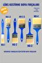 Set of 6 Luxury Cutting Paint Brushes (4-3-2,5-2-1,5-1)