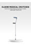 Aluminium Elbow Medical Crutches for Adults, Lightweight Mobility Aid Crutch - 2