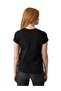 Crew Neck Short Sleeve Black Women's Bodysuit - Lycra Viscose - 3