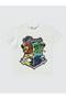 Logo Printed 2-5 Years Old T-Shirt - Ecru