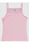 Civil Girls' Ribbed Striped 2-Piece Set Undershirt |   Ribana |   School, Nursery and Daily Use - Ecru - 2