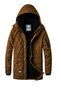 Water and Cold Resistant Hooded Short Parka Coat