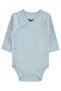 Colorful Fabric 1-6 Months Unisex Bodysuit - Blue 3-6 Months