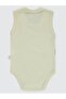 Arı Empirme Printed Sfr.Kol1-36 Month Snap Fastener Badi - Beige - 2